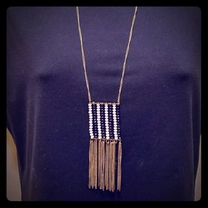 Women's fashion statement in black and white